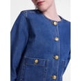 thumbnail image 6 of Scenario Women's and Women's Plus Denim Jacket, Sizes XS-4X, 6 of 8