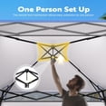 thumbnail image 6 of SPECSTAR 8'x8' Slant Leg Canopy Tent with Central Lock Design, Perfect for Camping, Party, Yard, and Beach Events, Beige (6x6ft Canopy Cover), 6 of 8