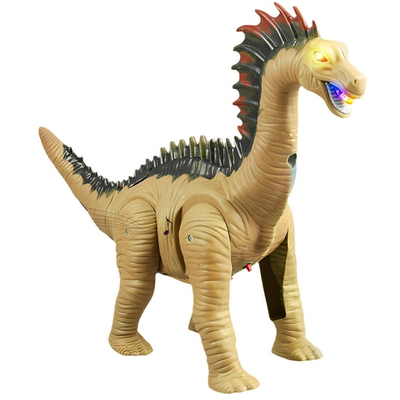 BESTSKY Dinosaur Toys,Simulated Sounds Walking with Dinosaurs,Dinosaur Toys for Kids 3-5,Brown