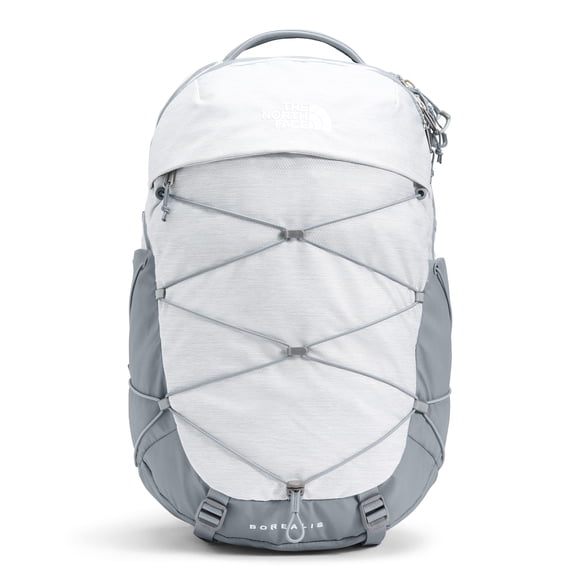 The North Face Women's Borealis Backpack, TNF White Metallic Mélange/Mid Grey, One Size
