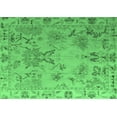 thumbnail image 1 of Ahgly Company Indoor Rectangle Abstract Emerald Green Modern Area Rugs, 7' x 10', 1 of 4