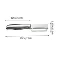 thumbnail image 4 of Stainless Steel Handheld Peeler Multi-Functional Kitchen Tool for Hard & Soft Vegetables Blade for Peeling,Chopping & Slicing Rust- Includes 1 Peeler, 4 of 9