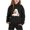 Black, variant on Cute Book Reading Ghost & Cat Kids Halloween 2 Piece Tracksuit, Polyester Stretch Hoodie Jogger Set for Little Boys Girls Holiday Costume(Green150)