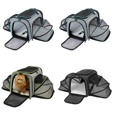 DUFDERIA Convenient Portable Foldable and Breathable Pet Carrier Backpack - Lightweight Shoulder Bag Handbag for Easily Transporting Pets - Ideal for Busy Pet Parents On-the-Go - Great