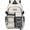 Grey, variant on DAKIMOE School Backpack High School Bookbag Durable Large Capacity Lightweight Daypack for College Students Travel Daypack, Black