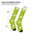 thumbnail image 2 of Compression Socks For Women And Men - Green Fruit Compression Socks Circulation For Workout, 2 of 2
