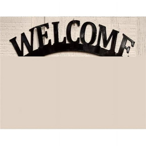 The Lazy Scroll chiwelcome Chihuahua Metal Welcome Sign