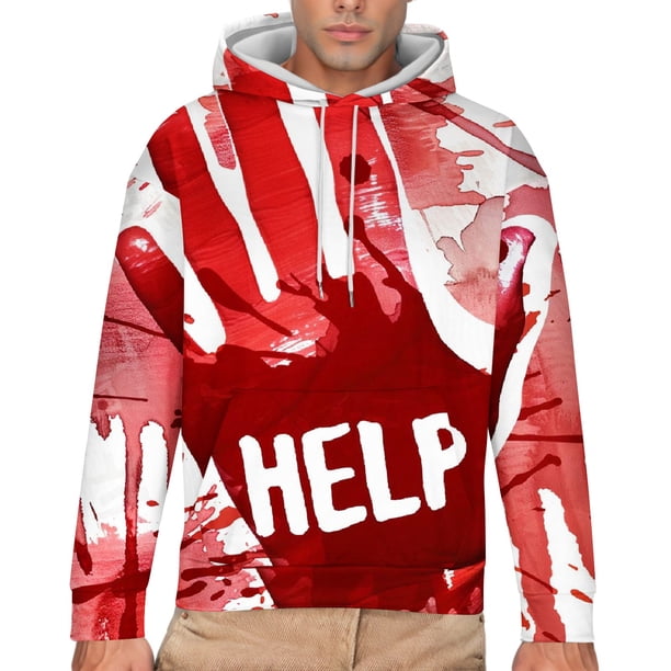 Fiudx Sudadera con Capucha para Hombre, Elegante Sudadera con Capucha de Manga Larga Estampada, Ropa Informal para Uso Diario, Ajuste Cómodo y Ligero, Perfecta para Ocasiones de Invierno y Primavera,