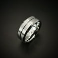 thumbnail image 2 of Matte 8mm Tungsten Steel Mens Ring Men Wedding Band Man Ring, 2 of 3