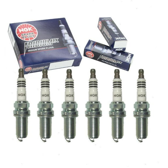 6 pc NGK Iridium IX Spark Plugs compatible with Subaru Outback 3.0L H6 2005-2009