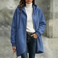 thumbnail image 3 of Perfectbot Women's Hooded Zip Up Jacket, Full Zip Fall Hoodie with Drawstring & Side Pockets, 3 of 8