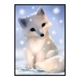 thumbnail image 1 of Cuadros Decorativos Kits completos de bordado Snow Fox 11CT Estampado Costura Decoración de arte de la habitación del hogar Ehuebsd Nuevos Originales, 1 of 9