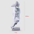 thumbnail image 3 of Silence is Gold Thinker estatua hogar moderno resina esculturas objetos decorativos, 3 of 3