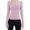 Pink, variant on ClodeEU Women's Long Sleeve Running Tops ,Seamless Yoga Wear, Sportswear Breathable Workout Clothes Black,Womens Plus L
