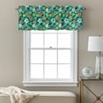 thumbnail image 3 of Sports Theme Valance Curtain Abstract Football Rugby Basketball Window Valances Rod Pocket Short Curtains Window Treatments for Kitchen Bedroom Bathroom Laundry 54" x 18", 3 of 9