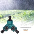 thumbnail image 5 of Divisor de manguera para jardín al aire libre, divisor Y conectores rápidos para jardín, distribuidor ajustable para jardín, divisor de 3/4", 5 of 5