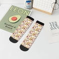 thumbnail image 7 of Pofeuu Mushroom Print 30cm Socks, Adult Running Hiking Socks for Youth and Adult, 7 of 7