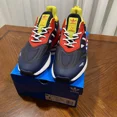 thumbnail image 2 of Ad-id-as 2K Boost 2.0 Navy Blue Red Yellow Men's Size 9 Running Shoe GY5797, 2 of 6