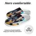 thumbnail image 6 of Xecao Colorful Cow Pasture Print Cotton Slippers Fuzzy Warm Cozy Slippers Non Slip House Slippers For Indoor Outdoor Cotton Slippers House Slippers-13, 6 of 7