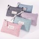 thumbnail image 2 of Bolsa de maquillaje de lona impermeable para mujer, estuche portátil de gran capacidad con forma de flor para niñas, bolsa de almacenamiento para artículos de tocador, 2 of 6