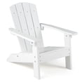 thumbnail image 1 of Costway Kids Adirondack Chair with High Backrest Armrests Fire Pit Chair for Kids Ages 3-8 White, 1 of 9