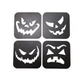 thumbnail image 2 of 4 posavasos de Halloween, manteles individuales, posavasos para escritorio, encimera de cocina, novedosos Negro, 2 of 9