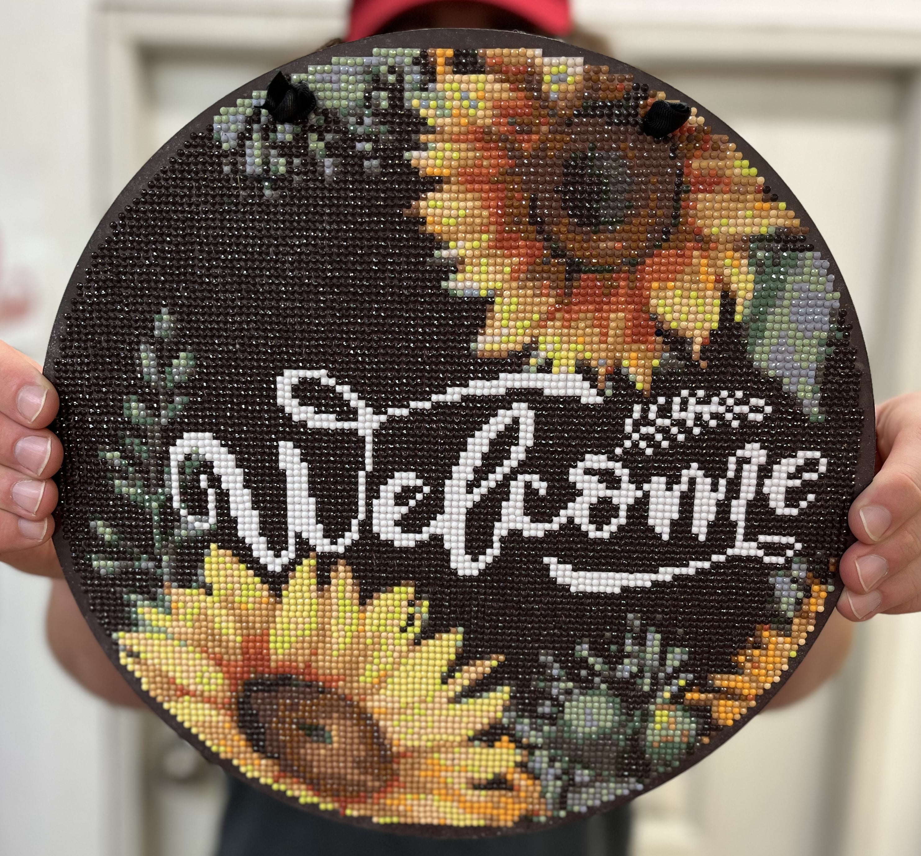 Sunflower Welcome Sign Diamond Painting Kit