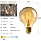 thumbnail image 2 of Bombilla de rosca Edison G80 de 60 W, paquete de 2, bombillas de rosca regulables vintage E27, bombillas decorativas de filamento en espiral, luz blanca cálida de 2700 K, 2 of 5