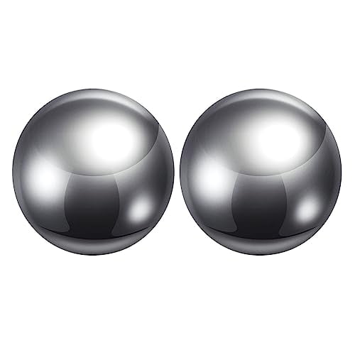 2pcs Precision Balls 31mm Diameter G10 Chrome Steel Ball for Bearings, Silver$$Hardware