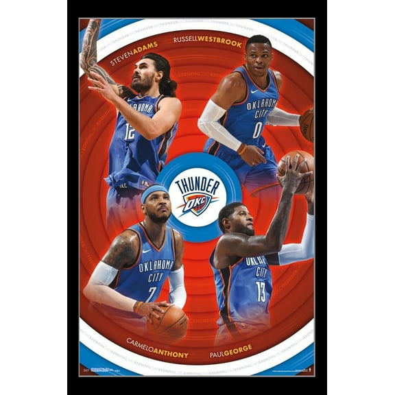 Oklahoma City Thunder - Team 17 Poster Print (22 x 34)