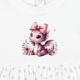 thumbnail image 4 of Inktastic Girls Baby Dragon Girls Baby Dress, 4 of 5