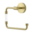 thumbnail image 3 of Verre Acrylic Toilet Paper Holder in Brushed Gold, 3 of 6