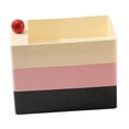 thumbnail image 1 of Organizador de joyas Caja de joyería giratoria Caja de almacenamiento de pendientes ligera Caja de almacenamiento de joyas para regalo de cumpleaños Rojo, 1 of 8