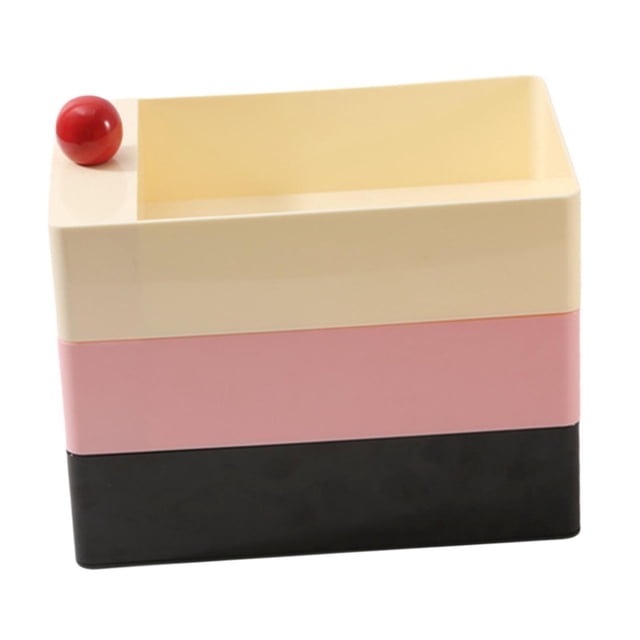 Organizador de joyas Caja de joyería giratoria Caja de almacenamiento de pendientes ligera Caja de almacenamiento de joyas para regalo de cumpleaños Rojo