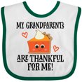 thumbnail image 3 of Inktastic Thanksgiving Grandparents Are Thankful Boys or Girls Baby Bib, 3 of 4