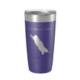 thumbnail image 1 of Chilkoot Lake Map Tumbler Travel Mug Insulated Laser Engraved Coffee Cup Alaska 20 oz Purple, 1 of 1