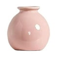thumbnail image 2 of jifeng Ceramic Flower Vase Decorative Planter Desktop Mini Floral Arrangement for Shelf Pink, 2 of 9