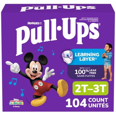 Sous-vêtements d’entraînement Pull-Ups pour garçons, 2T-3T (16 à 34 lb), 104 sous-vêtements