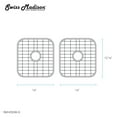 thumbnail image 2 of 13 x 12 Stainless Steel Kitchen Sink Grid, 2 of 2