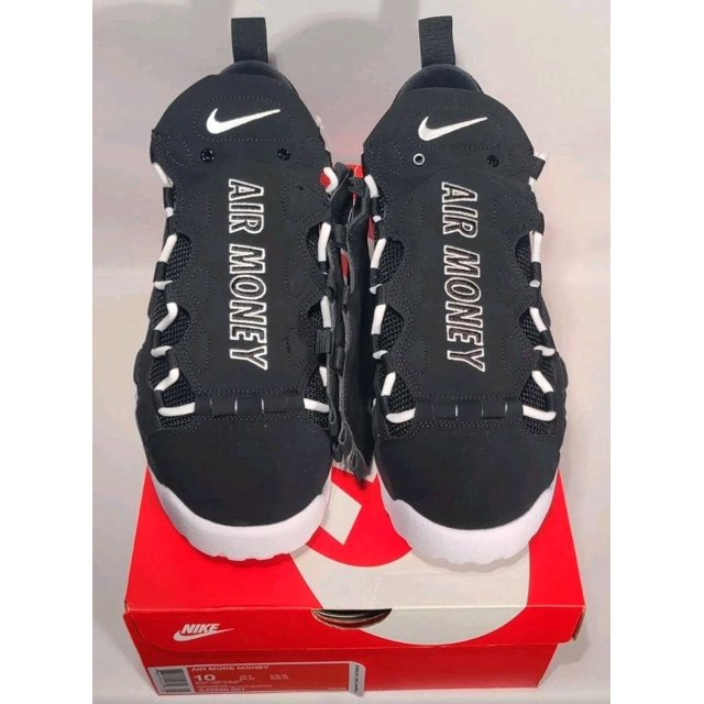 Ni-k-e Air More Money Black White | Mens Sz 10 | 2017 NEW W/Extras RARE AIR $ ??