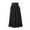 Black, variant on Womens Elegant Festival Solid Color A Skirt Vintage Waist Pleated Zipper Skirt Long Skirt with Slit Mesh Skirts for Women Ruffle Skirt Women Womens Long Skirts Denim Ruffle Skirt Midi Skirts with