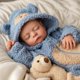 thumbnail image 2 of Muñeca Reborn BABESIDE Noah Boy de 45 cm con accesorios, 2 of 7