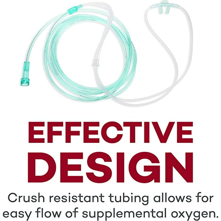 Dealmed Brand Adult Standard Nasal Cannula Straight with 7 ft