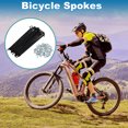 thumbnail image 2 of Unique Bargains Bicycle Spokes 12G Bike Wheel Spokes Carbon Steel Black 1 Set Black-136mm, 2 of 7