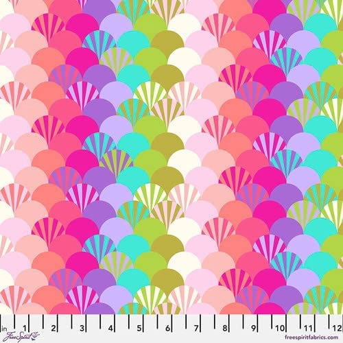 Parisville Deja Vu Fat Quarter Bundle (8 Pieces) by Tula Pink for Free Spirit 18 x 21 inches (45.72 cm x 53.34 cm) Fabric cuts DIY Quilt Fabric