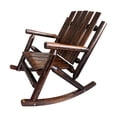 thumbnail image 5 of Innovaze Rustic Solid Fir Wood Rocking Chair, Weather-Resistant Finish for Patio, Porch ( Heavy-Duty 700 lbs, Handcrafted), 5 of 8