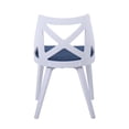 thumbnail image 5 of Lumisource Charlotte Set Of 2 Chair In White Textured Wood CH-CHARLOT WTXTBU2, 5 of 7