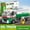 Oil tanker truck 321 pieces, variant on 1204 PCS Double Deck Auto Transporter Car Carrier Truck Building Blocks, Ages 6+