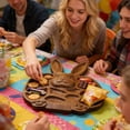 thumbnail image 5 of Forestwhale Easter Serving Tray Bunny Wooden Cheese Board Salad Plate 14" Decorative Board Reusable Dinner Plate for Snack Candy Food Fruit Platter Easter Gifts, 5 of 7