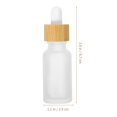 thumbnail image 2 of 8Pcs Frosted Glass Bottles with Dropper Pipettes Aroma Oil Bottle Empty Glass Bottles for Essential Oil, 2 of 4